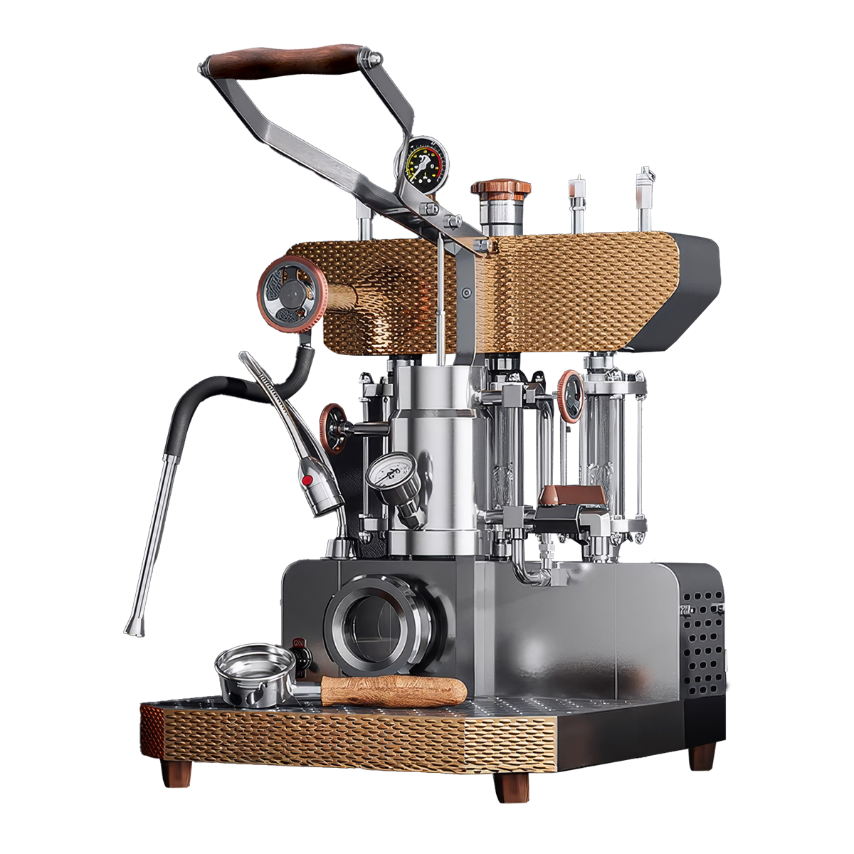 Aleman 6S machine à levier double chaudière | Technologie de groupe saturé