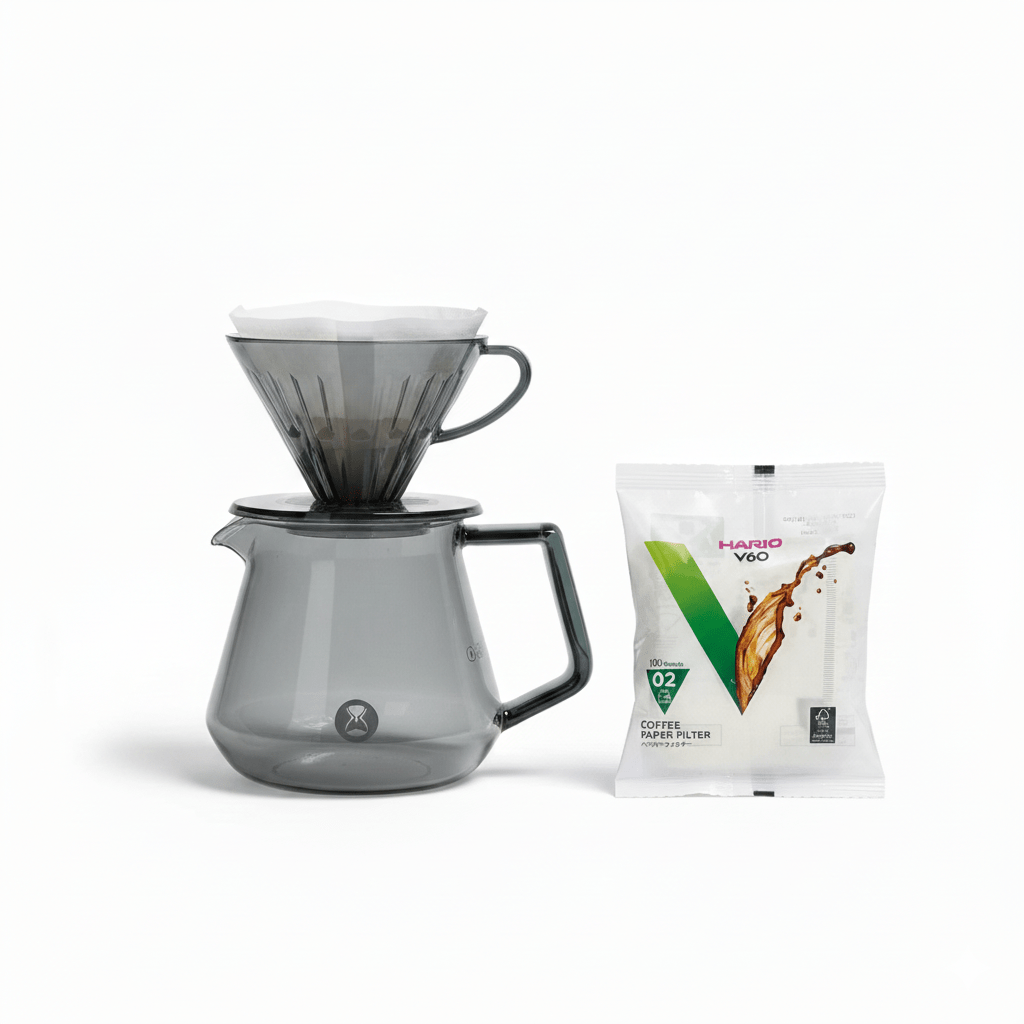 Timemore V60 bryggset för 2 - 4 koppar - Barista och Espresso