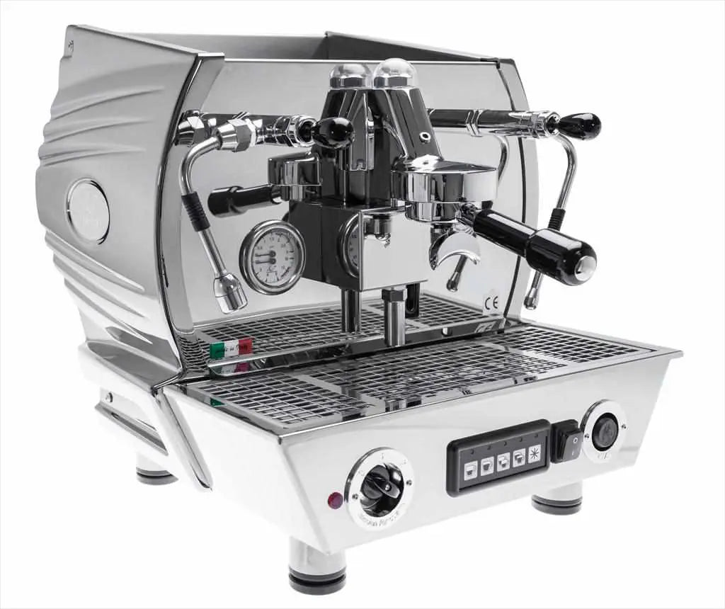 La Nuova Era Altea Vintage Machine à espresso commerciale-Commerciale-La Nuova Era-1 groupe-Acier inoxydable-Barista et Espresso