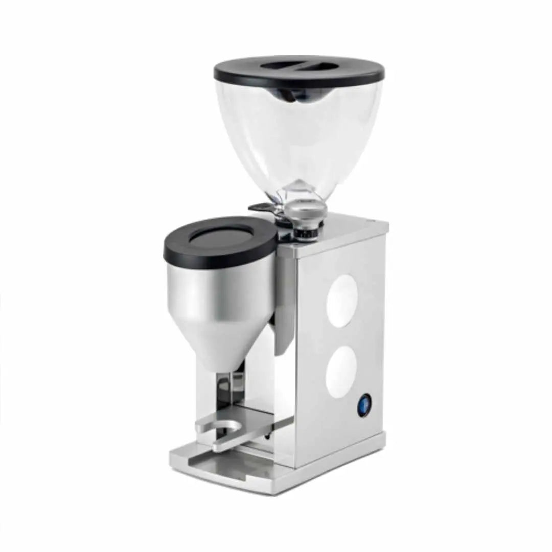 Rocket Faustino 3.1-Disques de meule plats 50 mm-Rocket Espresso-Chrome/Blanc-Barista et Espresso