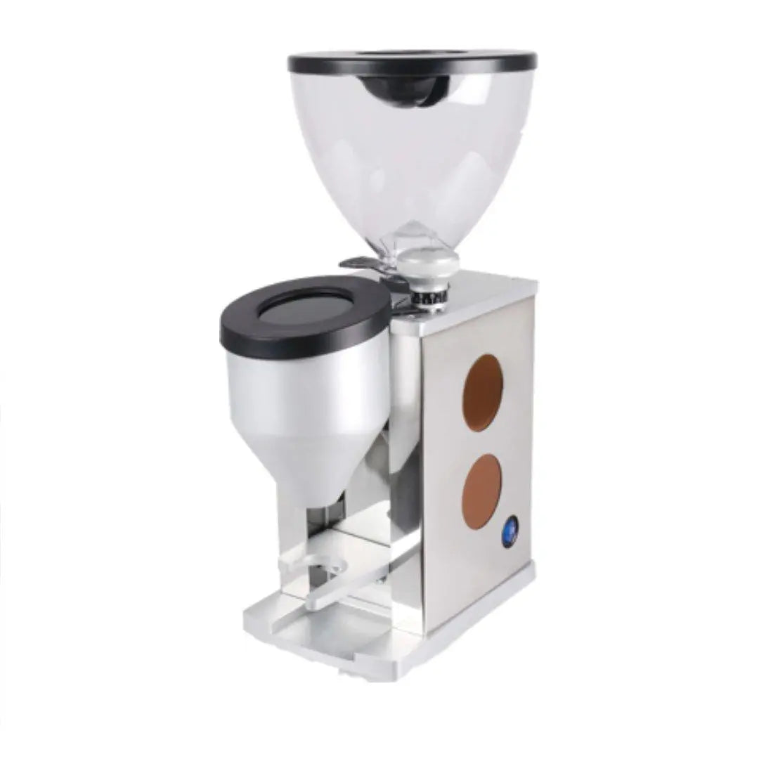 Rocket Faustino 3.1-Disques de meule plats 50 mm-Rocket Espresso-Chrome/Cuivre-Barista et Espresso