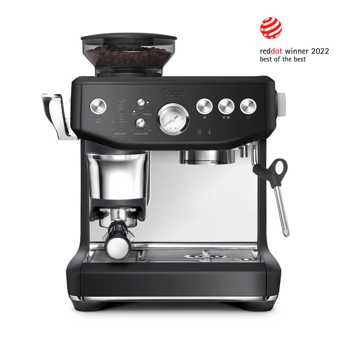 Sage Barista Express Impress-Thermoblock avec PID-Sage Rénové-Noir-Comme Neuf-Barista et Espresso