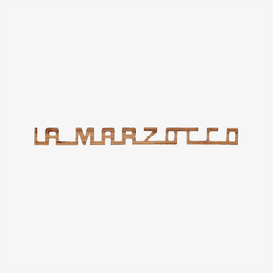 La Marzocco logotyp i äkta trä, ek