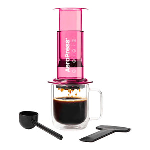 AeroPress rose transparent