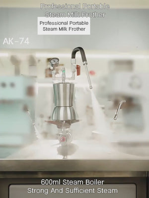 Aleman AK-74 plaque de cuisson avec buse vapeur pour lait | Vapeur sèche professionnelle pour Latte Art