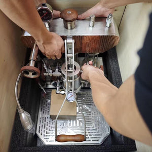 Aleman 6S machine à levier double chaudière | Technologie de groupe saturé