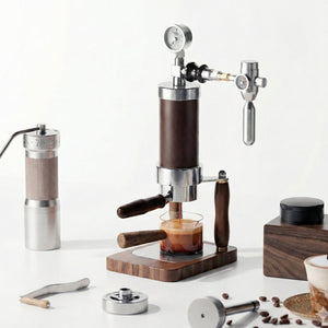 Aleman Nomad Hybrid Machine à Espresso Portable | Manivelle et pneumatique 2-en-1