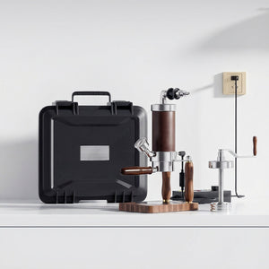 Aleman Nomad Hybrid Machine à Espresso Portable | Manivelle et pneumatique 2-en-1