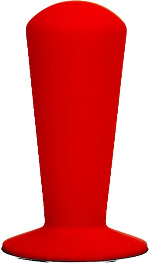 Poignée de rechange Luce rouge poli pour outils Espresso avec design ergonomique et haute qualité.