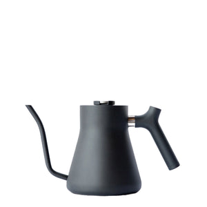 Bouilloire noire mate avec bec col de cygne précis, idéale pour l'infusion, Dernières nouveautés, tout sur le café.