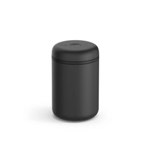 Bocal de conservation sous vide mat noir avec fermeture électrique pour grains de café, partie de Fellow, Rangement, Dernières nouveautés, tout sur le café.