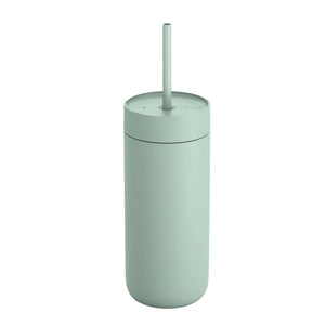 Gobelet de voyage isolé vert menthe pour boissons froides avec paille, partie de Fellow, À emporter, Dernières nouveautés, tout sur le café.