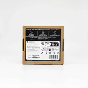 Emballage pour couvercle électrique noir avec fermeture sous vide, EspressoGear, Fellow, pièces détachées, tout sur le café