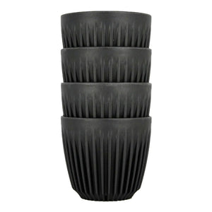 Tasse 6oz Charcoal 4pcs - Huskee HUSKEE