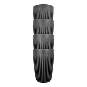 Tasse 12oz Charcoal 4pcs - Huskee HUSKEE