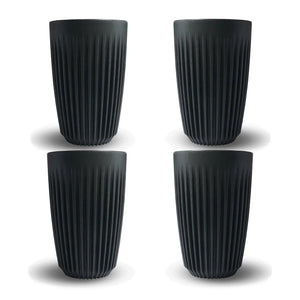 Tasse 12oz Charcoal 4pcs - Huskee HUSKEE