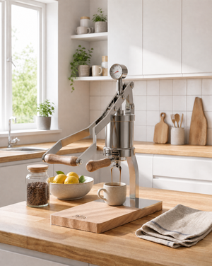 Aleman 2 machine à espresso manuelle | Contrôle de température PID & groupe professionnel 58 mm