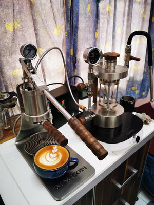 Aleman Sniper machine à espresso avec levier manuel | Precision Tower en acier inoxydable