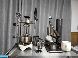 Aleman Sniper machine à espresso avec levier manuel | Precision Tower en acier inoxydable