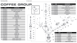 Rocket Keramisk gruppsvamp TCA/FAST - Reservdel OEM nummer: R019908942