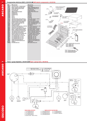 Ascaso Teflonslang 2x4 200 mm - Reservdel OEM nummer: I..1074