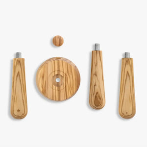 Jeu de poignées pour Rocket R9 ONE-Jeu de poignées-Wiedemann Manufuktur-Sans tête-Cerise-Barista et Espresso