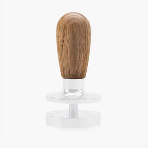 Poignée de tamper en bois-Tamper-Wiedemann Manufuktur-Réglage par ressort-Chêne-Barista et Espresso